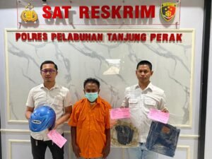 Polres Tanjung Perak Berhasil Amankan Seorang Residivis Curanmor yang Beraksi di Pasar Wonokusumo