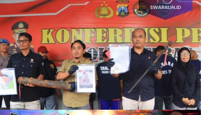 Polres Tuban Amankan Oknum Scurity, Diduga Curi Pipa di PT Pertamina