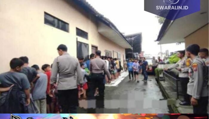 Polres Mojokerto Kota Berhasil Amankan Puluhan Remaja Diduga Akan Perang Sarung