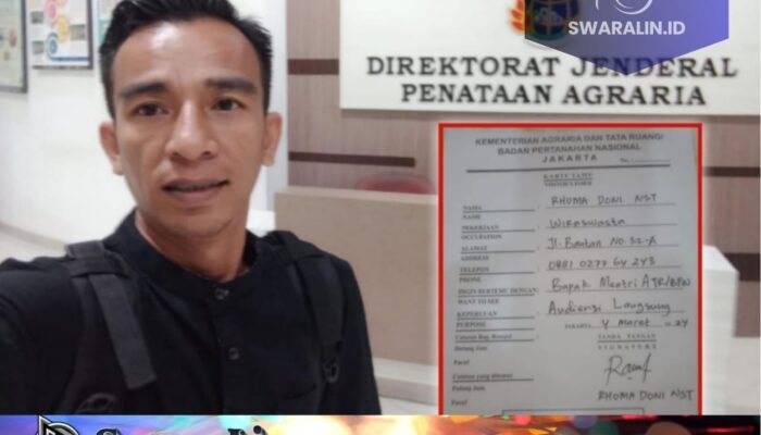 Kepala Menteri ATR/BPN RI Segera Usut Tuntas Kasus Dugaan Oknum Mafia Tanah di Jawa Timur