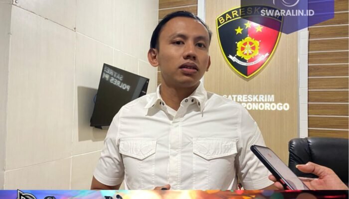 Polres Ponorogo Amankan 6 Pemuda Konvoi Bersajam yang Viral di Medsos