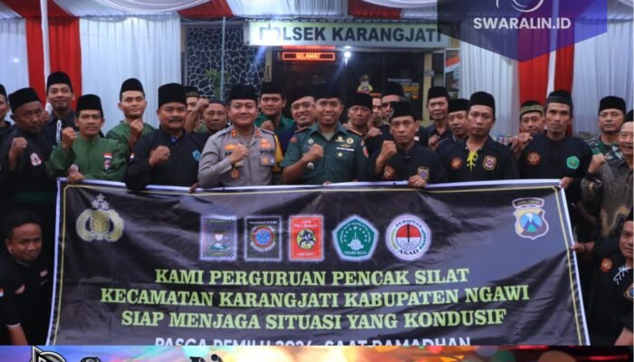 Pelihara Harmonisasi, Polres Ngawi Buka Puasa Bersama Perguruan Pencak Silat 