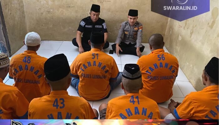 Polisi Berikan Bimbingan Rohani kepada Tahanan Polres Lumajang, Selama Ramadhan