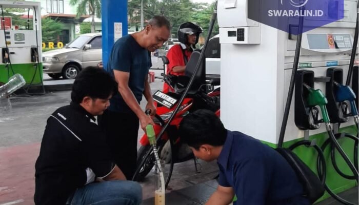 Polres Bojonegoro Sidak SPBU Periksa Takaran dan Pastikan Stok BBM Aman Jelang Lebaran 2024