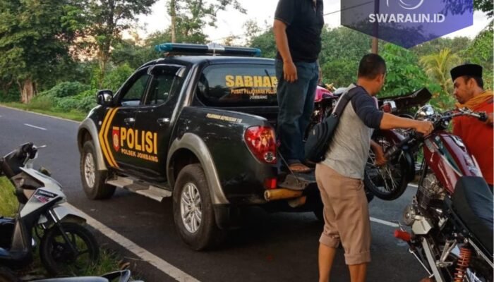 Respon Cepat Aduan Warga Polisi Amankan 13 Motor di Jember Diduga Balap Liar