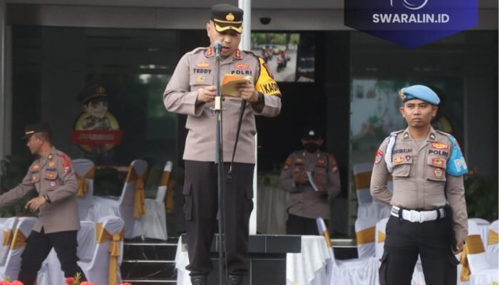 Kapolres Pasuruan Pimpin Apel Kesiapan Pengamanan Malam Takbir Idul Fitri 1445 H /2024 M