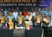 Polresta Malang Kota Berhasil Amankan Kurir Bawa 42 Kg Ganja Nyamar Pemudik
