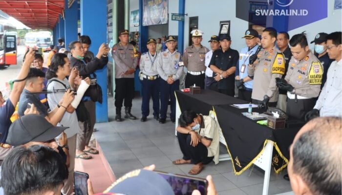 Polres Tulungagung Amankan Sopir Bus Jurusan Blitar – Lampung Positif Narkoba di Terminal Gayatri