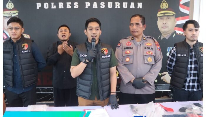 Polres Pasuruan Berhasil Amankan Empat Anak Gangster Yang Viral Di Medsos
