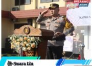 Kapolres Pasuruan Pimpin Upacara Sertijab Pejabat Utama Dan Kapolsek Jajaran Polres Pasuruan