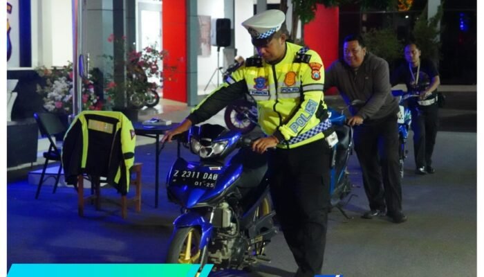 Respon Aduan Masyarakat Polisi Amankan 9 Motor Tidak Sesuai Spektek Diduga Balap Liar di Ponorogo