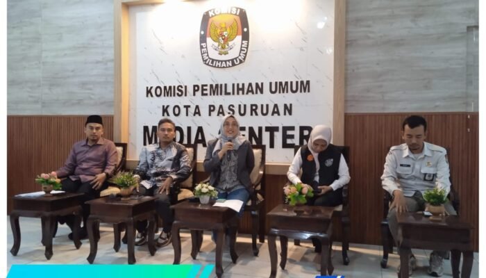 KPU Kota Pasuruan Optimis Melebihi Target 76 persen Pemilih Dari Ketetapan KPU RI. 