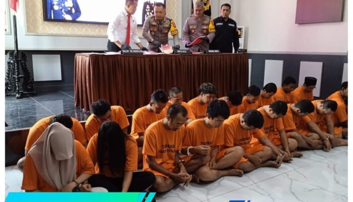 Polres Pasuruan Amankan 54 Orang Tersangka Pasutri Dalam Operasi Tumpas Narkoba Semaru 2024 