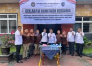 Lapas Telungagung Tak hanya Deklarasi Komitmen Bersama Berantas Peredaran Narkoba Dan Handphone ilegal. Kapas lakukan Tes Urine bersama