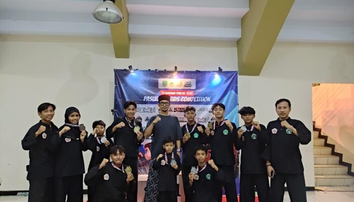 Pagar Nusa Cabang Bangil Mendulang Trophy Juara Umum 2 dan Juara Umum 3 kelas Pra Remaja di Pasuruan Kidz Competition