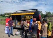 PERINGATI HARI BHAYANGKARA KE-79, KASAT BINMAS POLRSS PASURUAN SALURKAN BANTUAN SOSIAL UNTUK PEMULUNG DI TPA WONOKERTO
