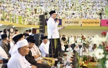 Hari Jadi ke-1096 Pasuruan, Maulid Nabi Dirayakan Penuh Kebersamaan Ribuan Warga Padati Gor RACI 