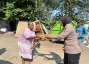 Polwan Polres Pasuruan Gelar Jumat Berkah, Bagikan 100 Nasi Kotak untuk Supeltas dan Tukang Becak