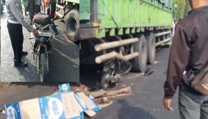 Pengendara Motor Tewas Tabrak Truk Parkir di Jalur Pasuruan–Surabaya  “1 Tewas dan 1 luka ringan”