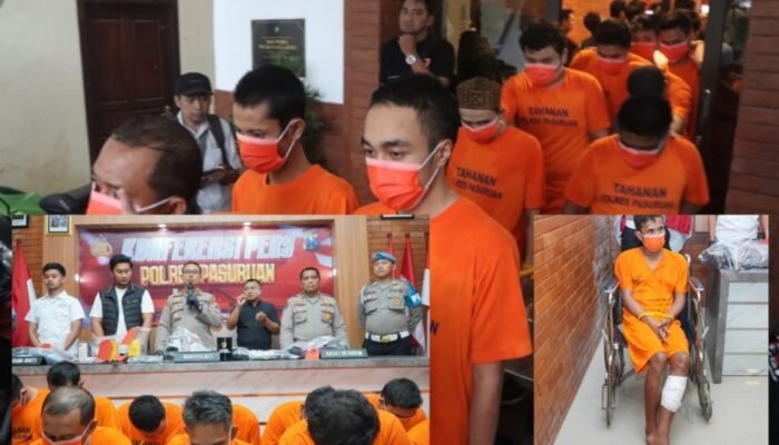 Ungkap 104 Kasus dalam 12 Hari, Polres Pasuruan Tempati Peringkat 5 Besar Ops Sikat Semeru 2025