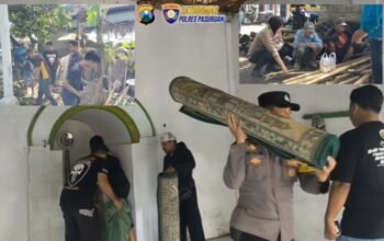 Musholla Nyaris Roboh di Kejayan kini Disulap Layak oleh Polres Pasuruan dan Komunitas Punisher