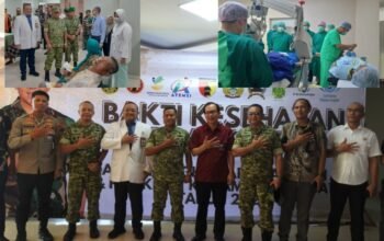 Di Hari Juang TNI AD Kodim 0819/ Pasuruan Bersinergi Bersama Tenaga Medis, Operasi Katarak Massal di Pasuruan Diserbu Ratusan Pasien