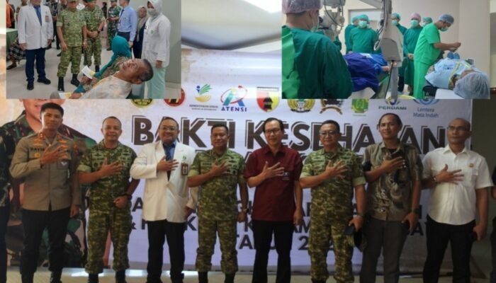 Di Hari Juang TNI AD Kodim 0819/ Pasuruan Bersinergi Bersama Tenaga Medis, Operasi Katarak Massal di Pasuruan Diserbu Ratusan Pasien