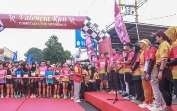 Ratusan Warga Semarakkan Valencia Run sebagai Pembuka Hari Jadi ke-340 Kota Pasuruan